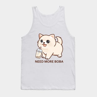 Kitten Needs More Boba! Tank Top